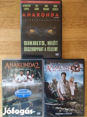 Anakonda 1-2-3 újszerű dvd Szinkronizált változat Jegelve!