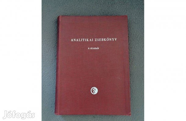 Analitikai Zsebkönyv, vegyészek, gyógyszerészek, orvosok