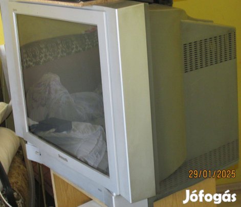 Analóg Panasonic típusú, 69 cm képátmérőjű katódsugárcsöves,TV