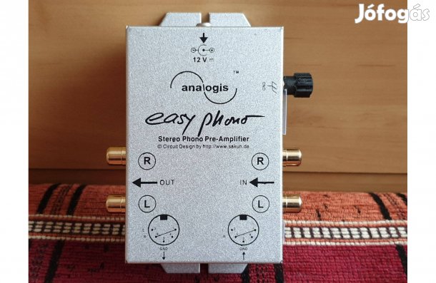Analogis RIAA korrektor lemezjátszó bakelit vinyl előerősítő Új