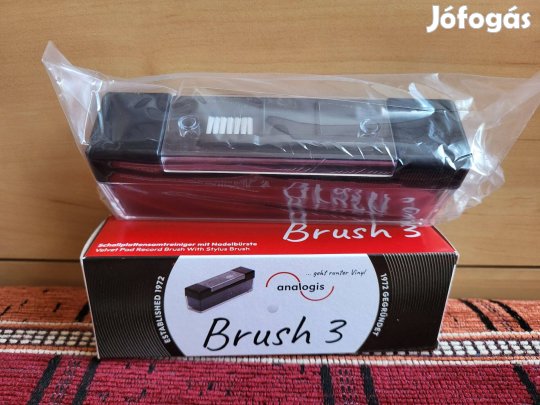 Analogis bársony lemeztisztító párna bakelit vinyl lemezjátszó Új