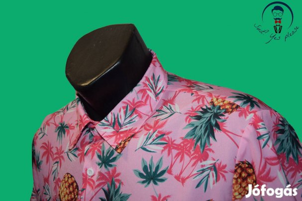 Ananász mintás, férfi ing (méret:40-M.)