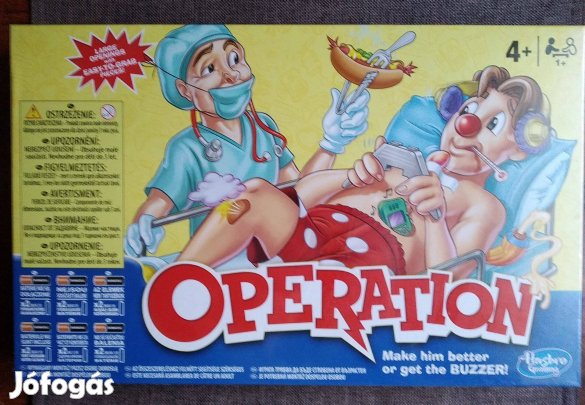 Anatómiai ügyességi társasjáték operáció Új Játékosok száma: 1+