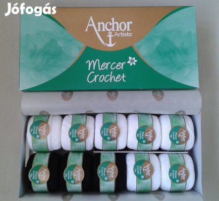 Anchor Artiste horgolócérna 10db - új termék