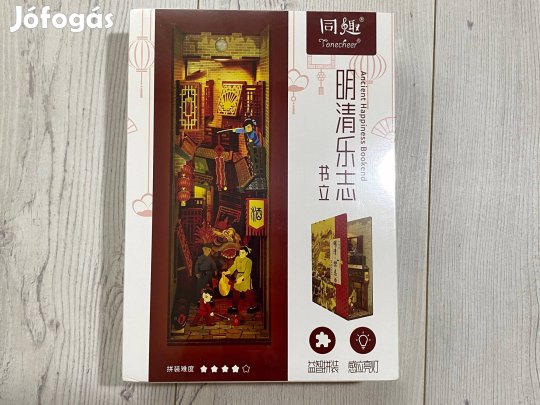 Ancient Happiness DIY Könyvtámasz Book Nook készlet bontatlan