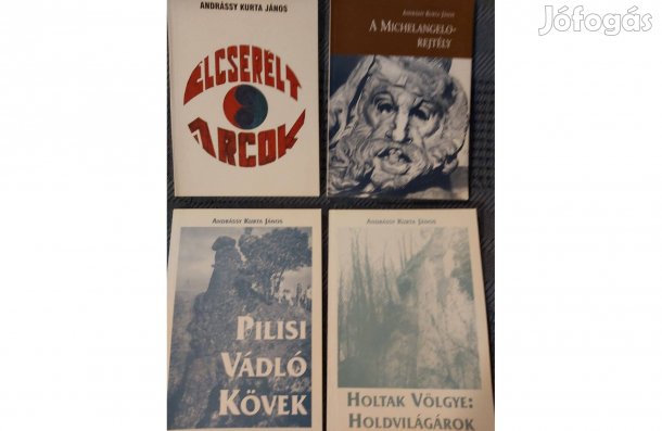 Andrássy Kurta János négy könyve egyben eladó: őstörténet és festészet