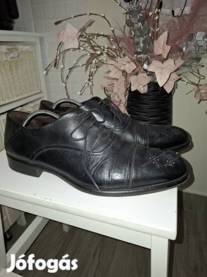 Andrea Morelli bőr férfi fűzős cipő 44