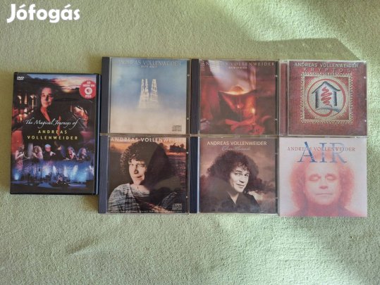 Andreas Vollenweider CD-k és zenei DVD
