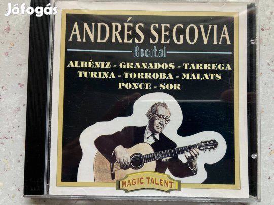 Andrés Segovia: Recital. Spanyol gitárdarabok CD-n