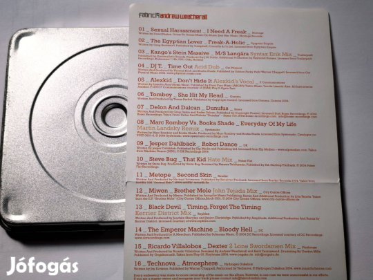 Andrew Weatherall - Fabric 19 2004 UK House, Electro, Tech House, Acid