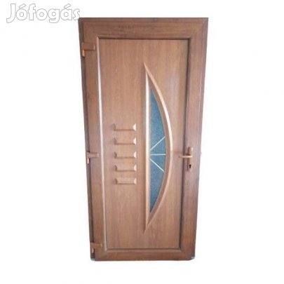 Andy A- Aranytölgy - Műanyag bejárati ajtó - 98x208 -