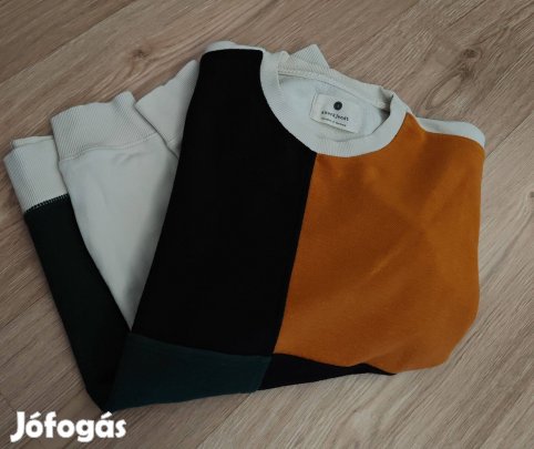 Anerkjedt férfi pamut sportos pulóver