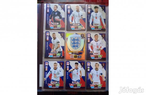 Anglia Teljes sor Fifa World Cup 2022 Qatar kártya