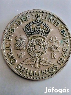 Angol 2 Shilling 1948