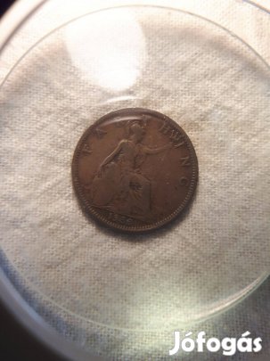 Angol Farthing 1930 Forgalomban volt
