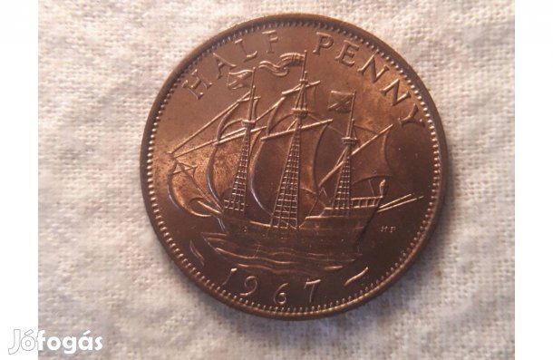 Angol Half Penny 1967