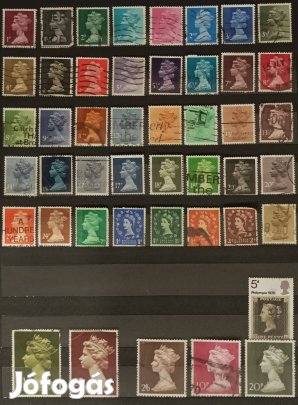 Angol Királyi bélyegek gyüjteménye