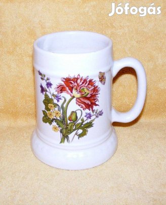 Angol Royal Wessex virágos korsó