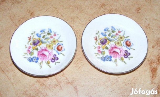 Angol Royal Worcester virágos tálka 2 db