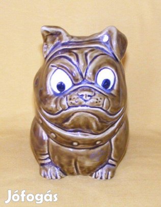 Angol bulldog porcelán persely