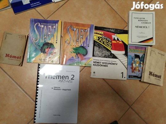 Angol és német nyelvkönyvek