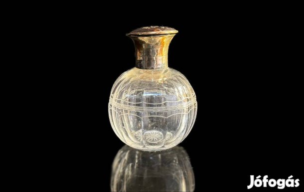 Angol ezüst parfümös üveg
