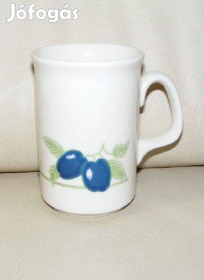 Angol gyümölcsös porcelán bögre