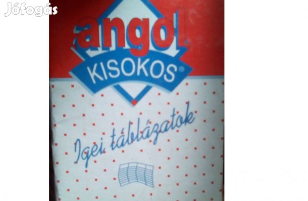 Angol kisokos / Igei táblázatok . Újszerű állapotú