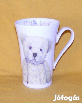 Angol macis bögre porcelán