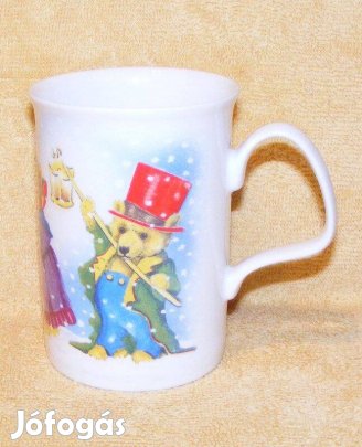 Angol macis porcelán bögre