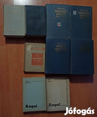 Angol-magyar / Magyar-angol szótár / nyelvkönyv csomag