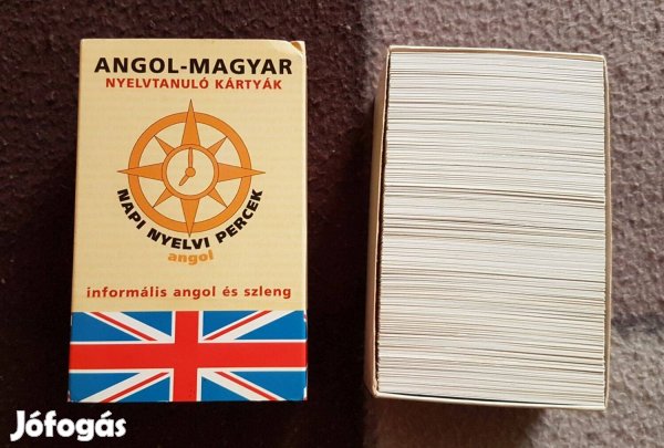 Angol-magyar nyelvtanuló kártyák (informális angol és szleng)
