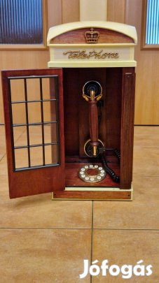 Angol nosztalgia telefon fülke Retro dekoráció