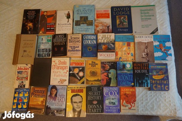 Angol nyelvű könyvek 32 db