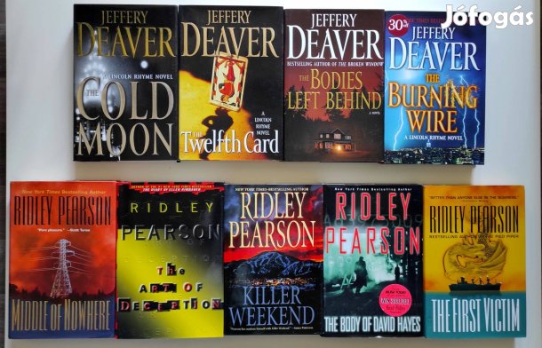 Angol nyelvű könyvek, krimik eladók