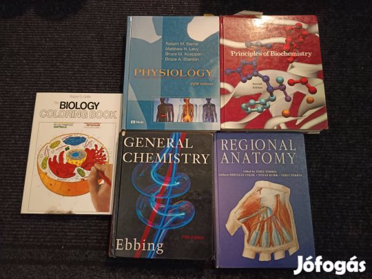 Angol nyelvű orvosi tankönyv csomag / 5 db könyv