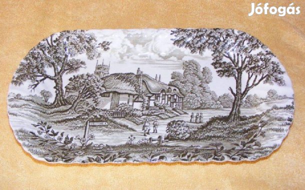 Angol porcelán kínáló tál