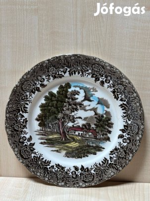 Angol porcelán tányér