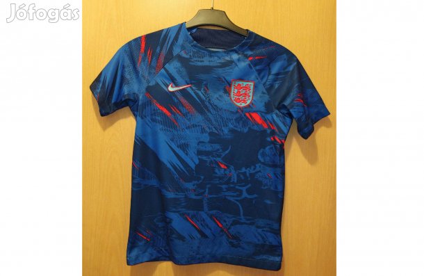 Angol válogatott eredeti Nike kék mintás gyerek mez (147-158)