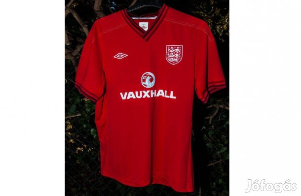 Angol válogatott eredeti piros Umbro edző mez (XL)