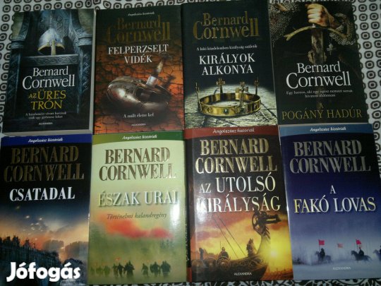 Angolszász históriák 1-8. Bernard Cornwell :új lapozatlan