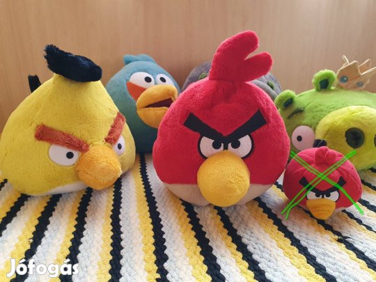 Angry Birds plüssök (5db nagy)