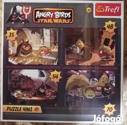Angry birds puzzle 4:1 puzzle (Új)