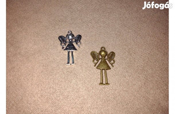 Angyal vagy tündér nyaklánc medál - 2 darab