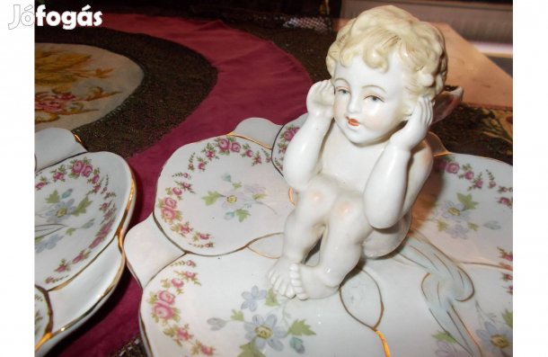 Angyalkás kínáló tál