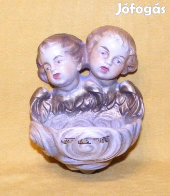 Angyalos szenteltvíztartó dísztárgy