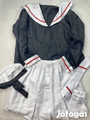 Anime jelmez, lány matróz jelmez, felnőtt jelmez DK456