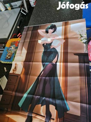 Anime textil faliposzter wall scroll Makima, Hestia, Yor, Akeno stb