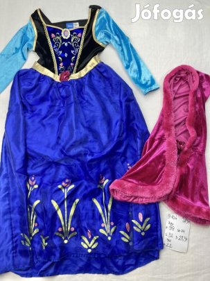 Anna jelmez, hercegnő jelmez, Jégvarázs jelmez D137