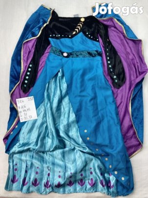 Anna jelmez, hercegnő jelmez, Jégvarázs jelmez D328